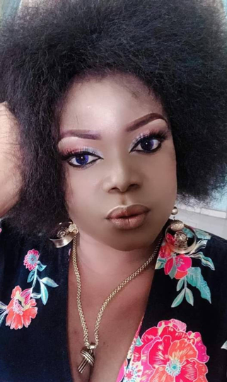 Human Hair Blend Afro Straight Wig, Women Wig