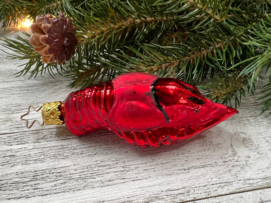 Red Lobster Vintage German Glass