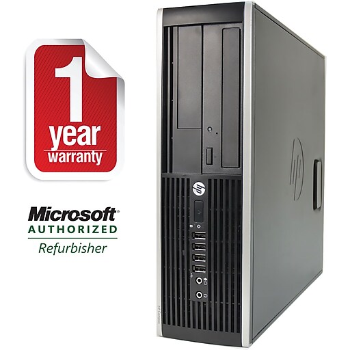 Refurbished HP 8200-SFF, Desktop Core i7-2600 3.4Ghz, 8GB Ram, 500GB HDD, DVDRW, Windows 10 Professional 64bit
