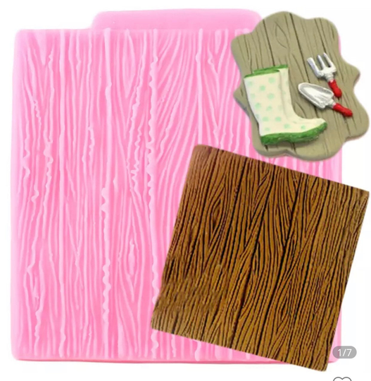 Wood Mold Wood Texture Tree Bark Mat Fondant Chocolate Resin Clay Gum Paste