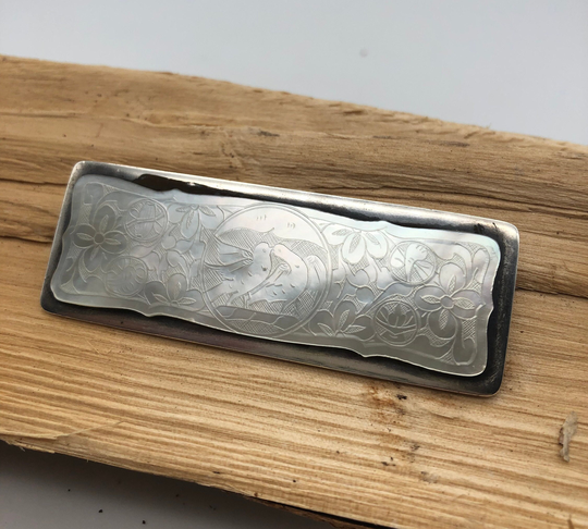 Frances Holmes Boothby Fhb Sterling Brooch Signed