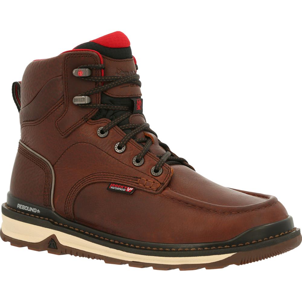 Rocky Size: 14 Medium Mens Brown Waterproof Work Boots Rubber | RKK0321 M 140
