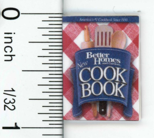Dollhouse Miniature Well Known Cook Book By Cindi's Mini's