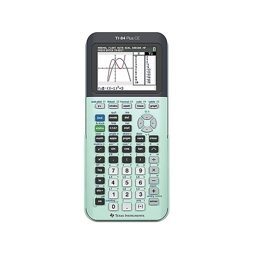 Texas Instruments TI-84 Plus CE 10-Digit Graphing Calculator, Mint