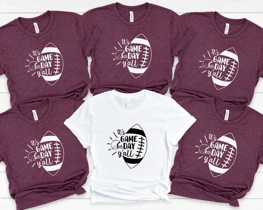 Game Day Y'all Shirt, Super Bowl Shirt, Football T-Shirt, Day, 2022