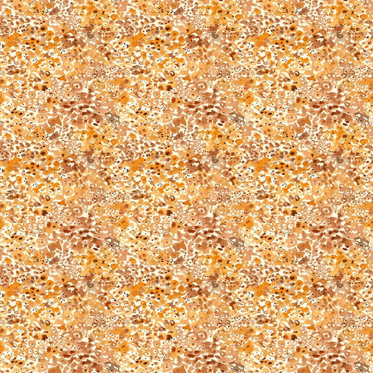 Brown & Gold Blender Fabric, Windham Deep Forest Bumpy Toad Saffron 52995D-8 Betsy Olmsted, Abstract Quilt Fabric By The Yard, 100% Cotton