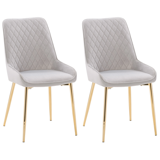 CorLiving Nash Contemporary/Modern Polyester/Polyester Blend Upholstered Dining Side Chair (Composite Frame) in Gray | DDW-204-C