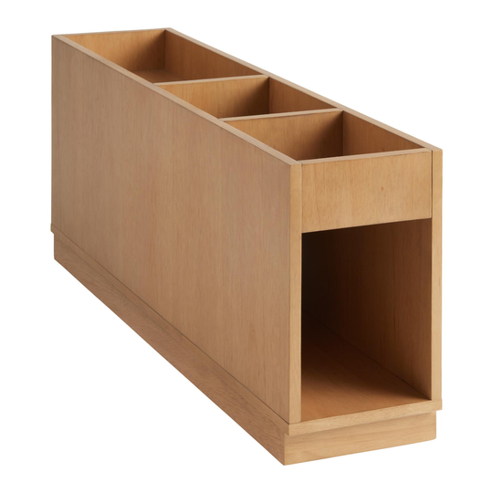 Wood Emmett Modular Storage Table with USB Ports by World Market