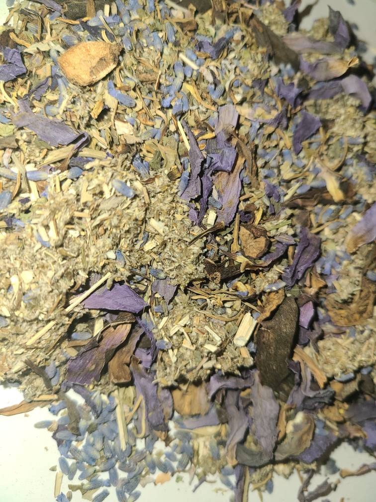 Ultra Daytime Lucid Dream Blend - Mugwort , Damiana Leaf, Passion Flower & Blue Lotus Flowers 12 Grams- Astral Projection Tea New