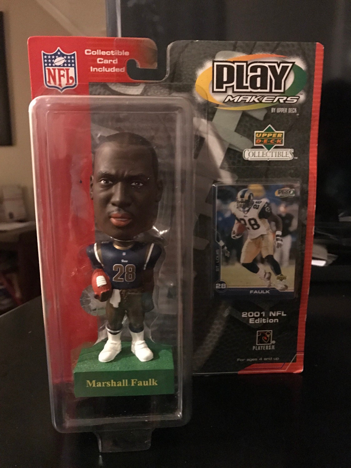 Marshal Faulk Bobble Head, Rams