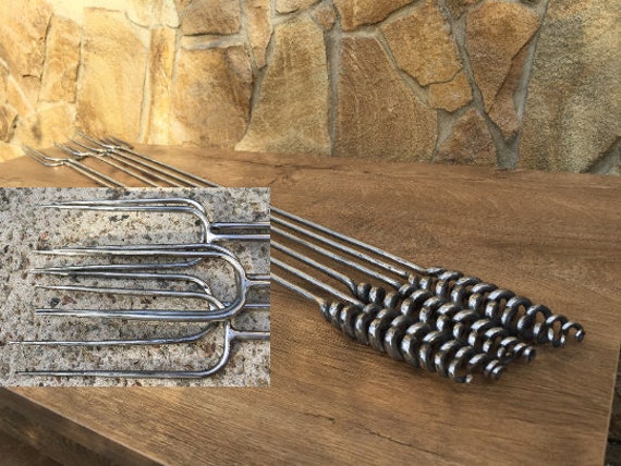 Stainless Steel Skewers, Grill Gift Set, Bbq Grilling Tools, Barbecue Gift, Man Christmas Gift, Gift For Grill, Grill Set, Grill Case, Grill Tools