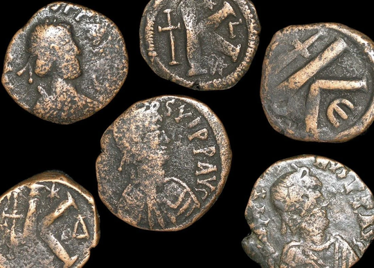 Early Byzantine Empire, . Ad 500-600 30 Coin Estate Sale