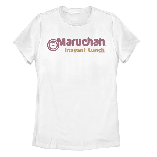 Juniors' Maruchan Basic Logo Graphic Tee, Girl's, Size: XXL, White