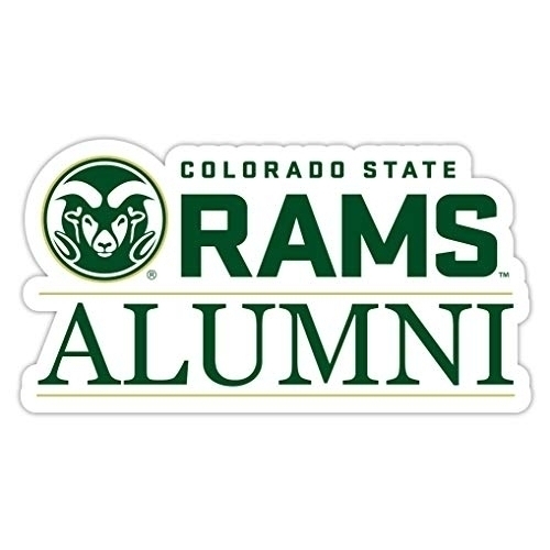 Colorado State Rams 4-Inch Laser Cut Alumni Vinyl Decal Sticker 4-Pack