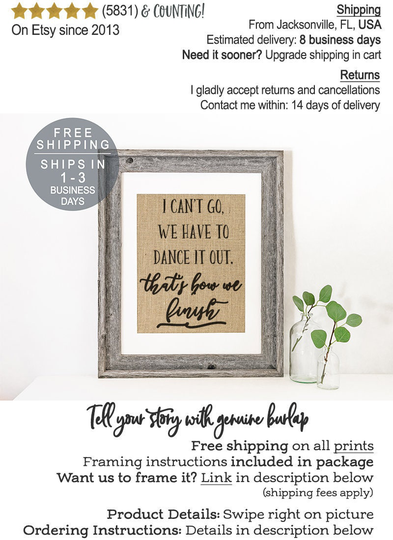 Dance It Out Burlap Art Quote, Greys Anatomy, Home Decor, Anatomy Print, Greys Anatomy, Grey's