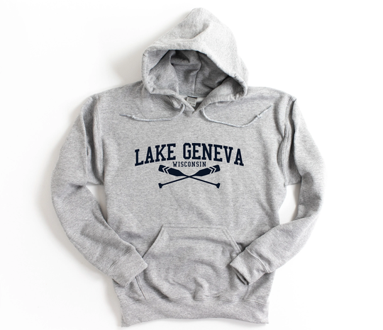 Lake Geneva Wisconsin Hooded Sweatshirt Hoodie