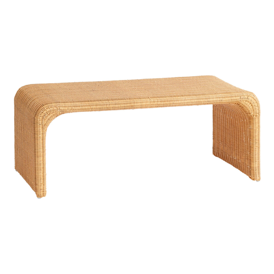 Rattan Waterfall Kalinda Coffee Table: Brown by World Market