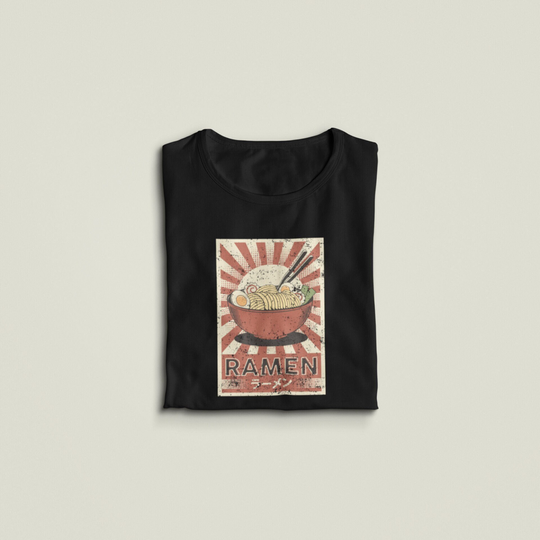 Ramen Shirt, Japanese Noodles Japan Anime Birthday Present Foodie Soup Japan, Queen Girl Aesthetic Tee