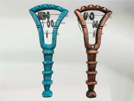 Sistrum. Lotus A Musical Instrument For Rituals & Ceremonies. Great Sound . 13 Inches. Brilliantly Made in Egypt