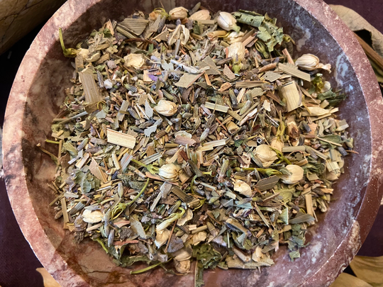 Aura Cleansing Herbal Blend, All Natural Handmade Pagan, Witchcraft, Incense