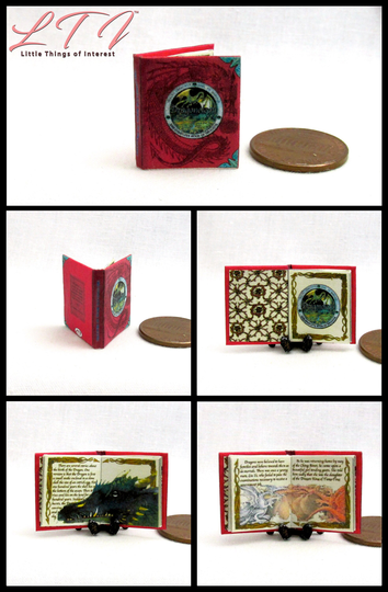The Complete Book Of Dragons Miniature Dollhouse 112 Scale Readable Illustrated