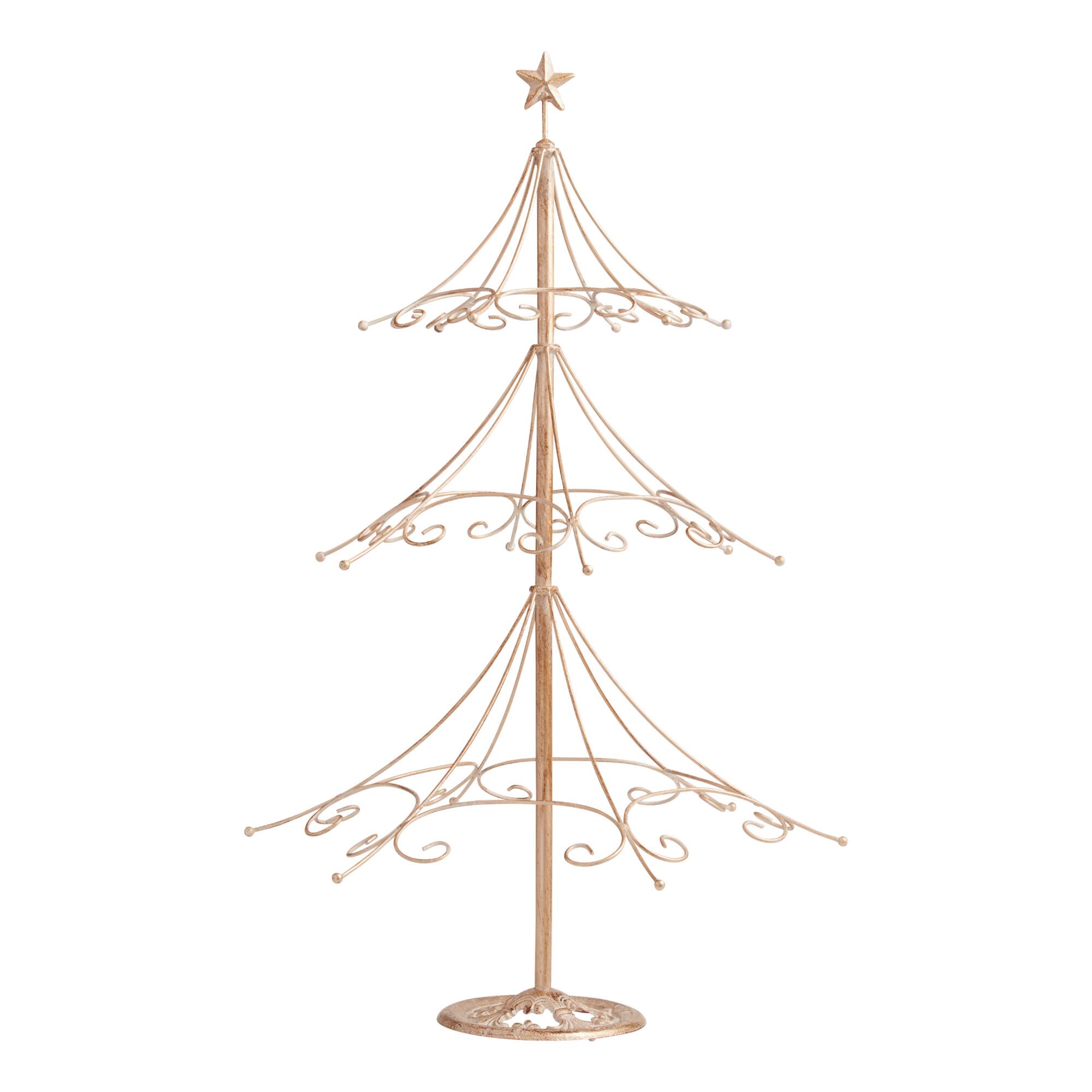 Pier Place Gold Christmas Tree Ornament Holder - Metal by World Market