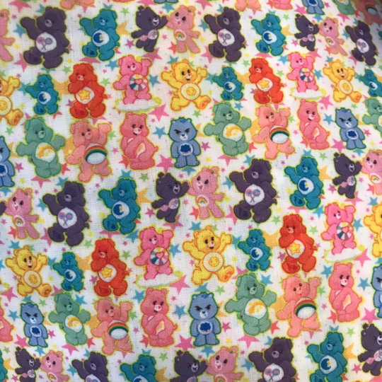 56" Care Bear Poly Cotton Blend Fabric
