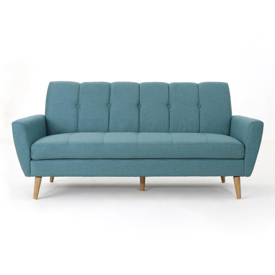 Best Selling Home Decor Treston Midcentury Blue Polyester/Blend Sofa | 303692