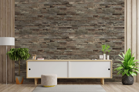 Streak Stone Wall Wallpaper | Decal For Bedroom Murals Living Room Peel & Stick