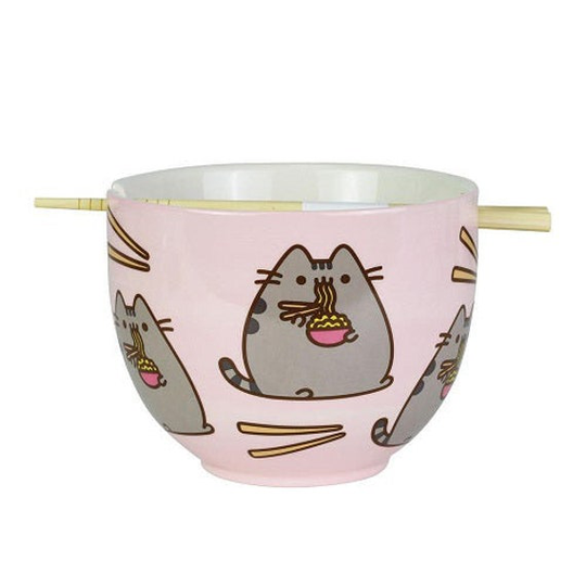 Pusheen Ramen Bowl Chopstix Set Our Name Is Mud