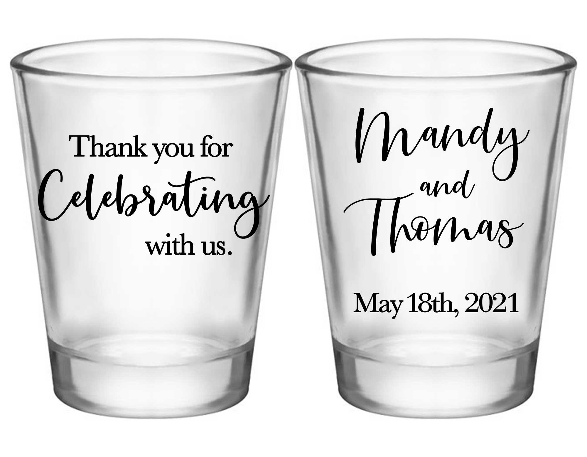 Wedding Shot Glasses Personalized Favors Thank You Gifts For Guests Party Celebrating 1A2