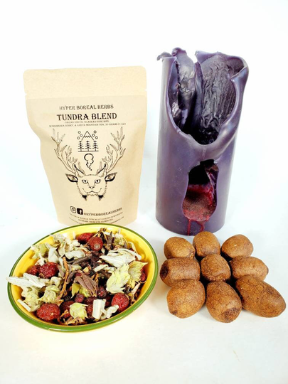 Northern Tundra Organic Loose Leaf Blend, Dried Herbs, Elderberry, Schisandra Berry, Greek Mountain Rose Hips, Rhodioloa Rosea
