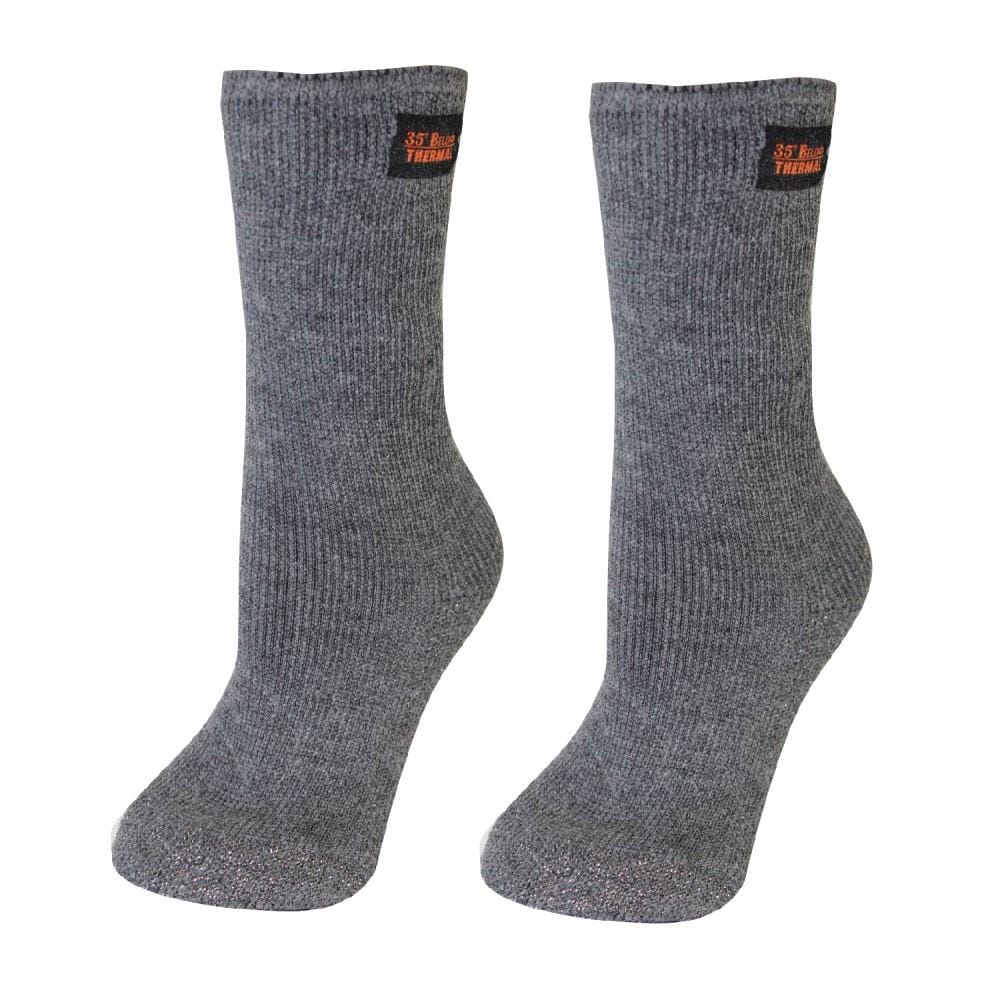 35 Below S/M Steel Grey Polyester/Spandex Blend Thermal Base Layer in Gray | 59821