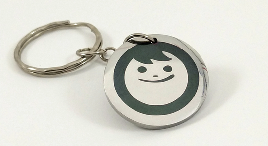Ramen Keychain Buddy(Keychain Only - Engraved Stainless Steel Personalized Gift Friendship Birthday Anniversary Unique Memory Keepsake