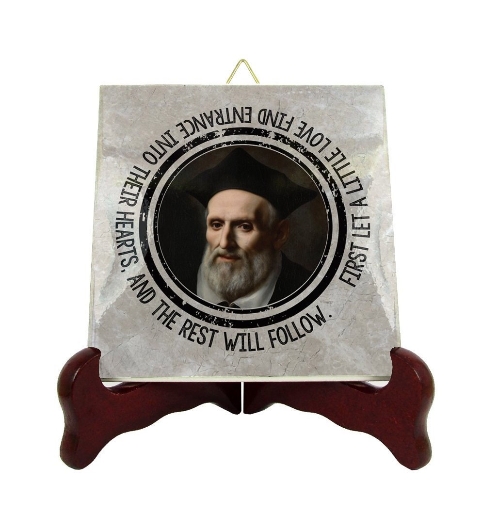 Catholic Saints Quotes - St Philip Neri Ceramic Tile Religious Gift Saint Catholic Quote Print