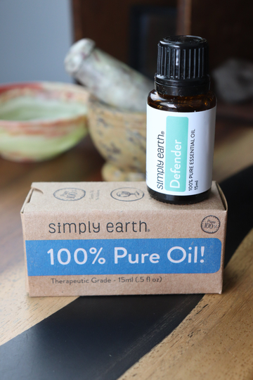 Defender Essential Oil Blend, Simply Earth Oils, Oil For Respiration, Oils