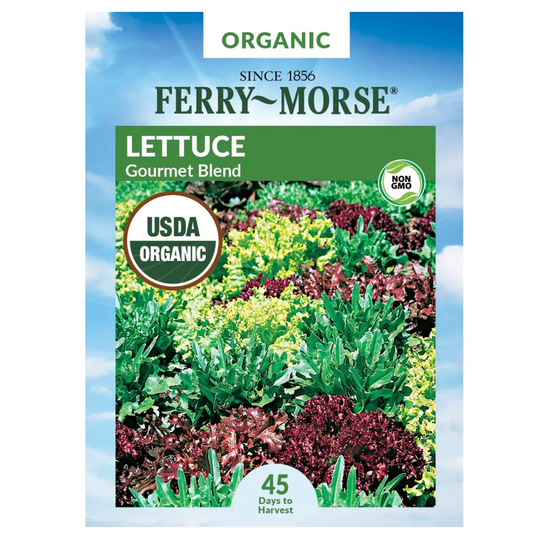 Ferry-Morse Organic 1.8-Gram Lettuce Gourmet Blend Vegetable (Seed Packet) | 465072.249.907978