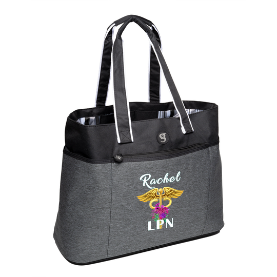 Caduceus Personalized Extra Large Tote Bag, Gift For Er Nurse