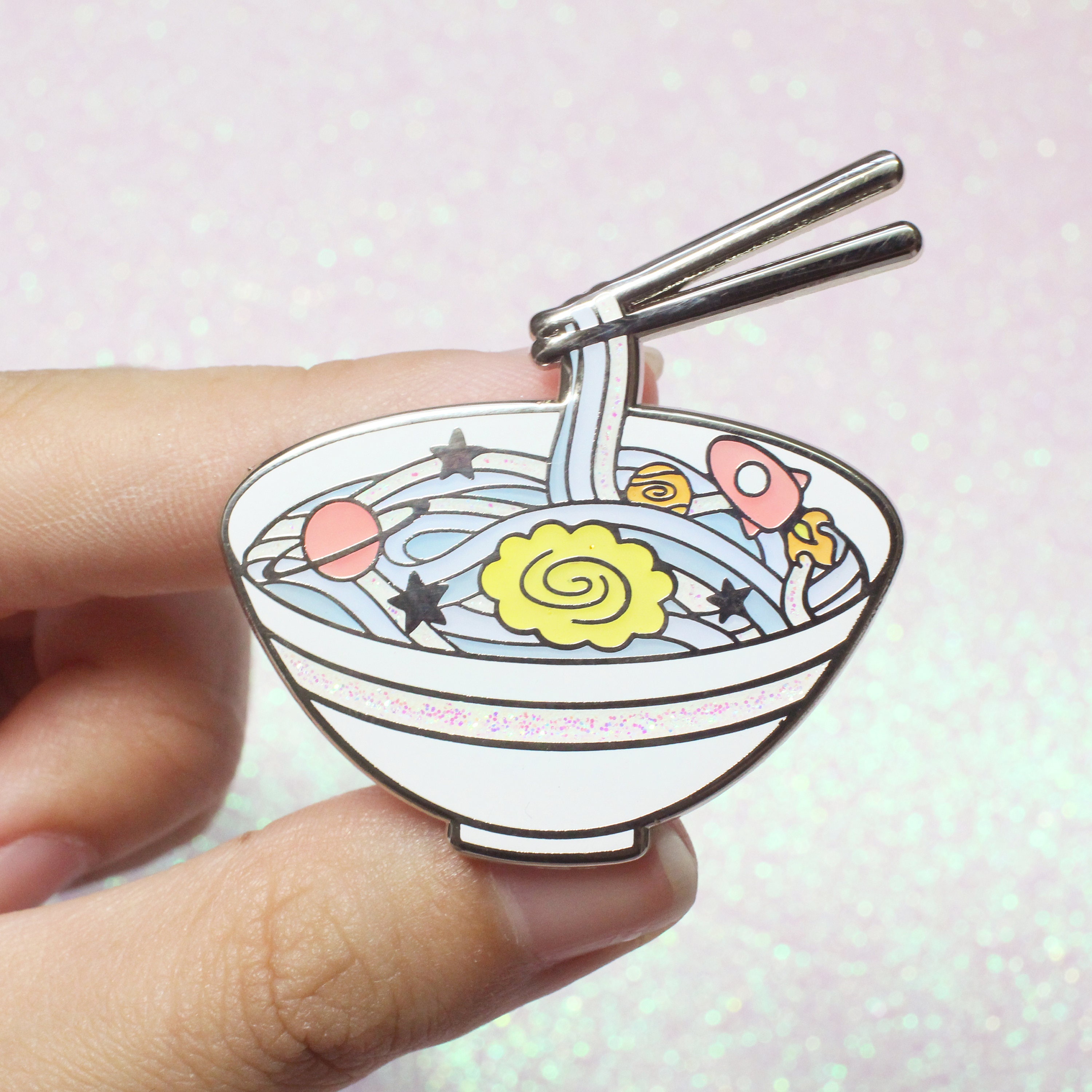 Intergalactreat Spacey Ramen - Hard Enamel Pin