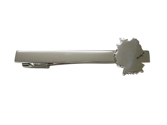 Germany Map Square Tie Clip