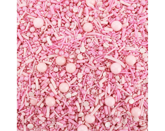 Pink Ballerina Sprinkle Blend - Inspired By Twirling Ballerinas, Our Pink Ballerina Sprinkle Blend Is A Pretty in Shades Of Soft Pink