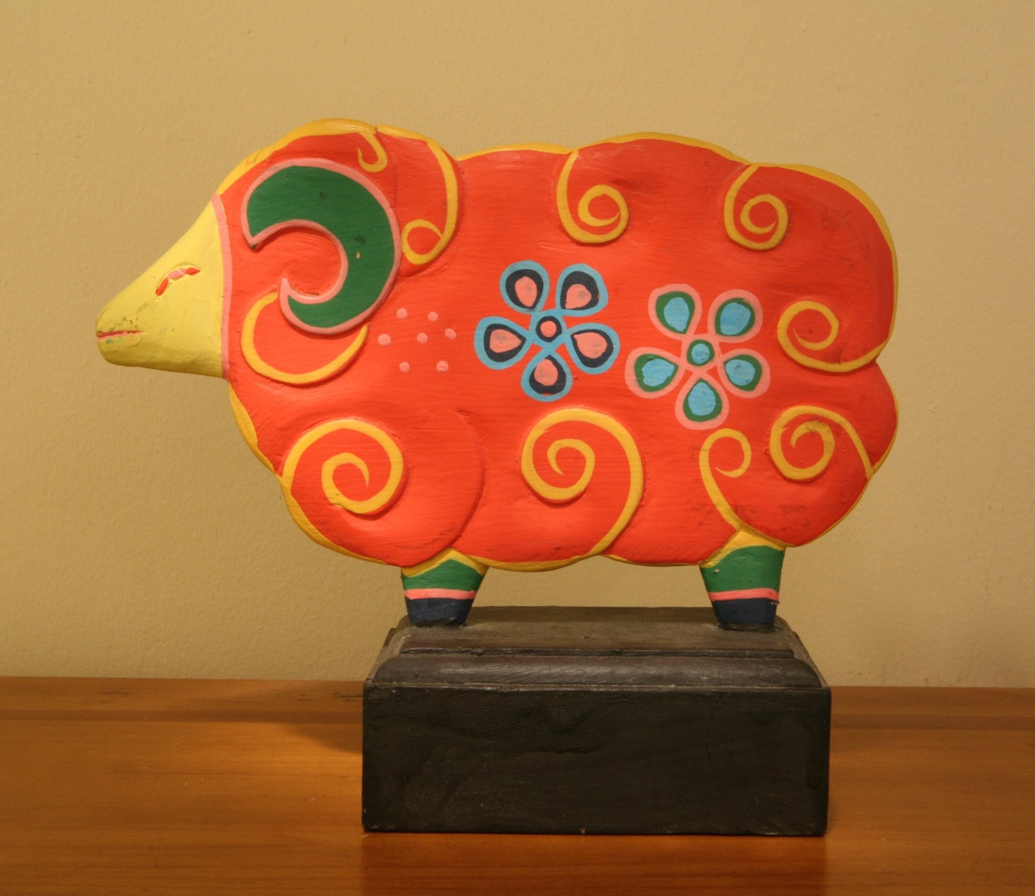 Hand Painted Ram