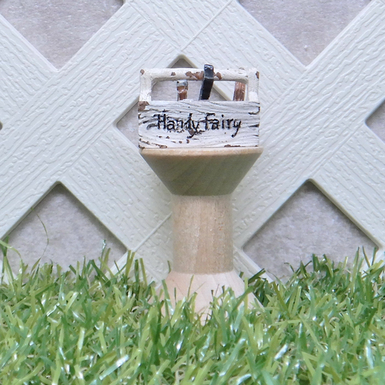 Handy Fairy Tools, Garden Miniatures, Figurine, World, Terrarium Accessory, Supply, Tool Box/#1727Wfg