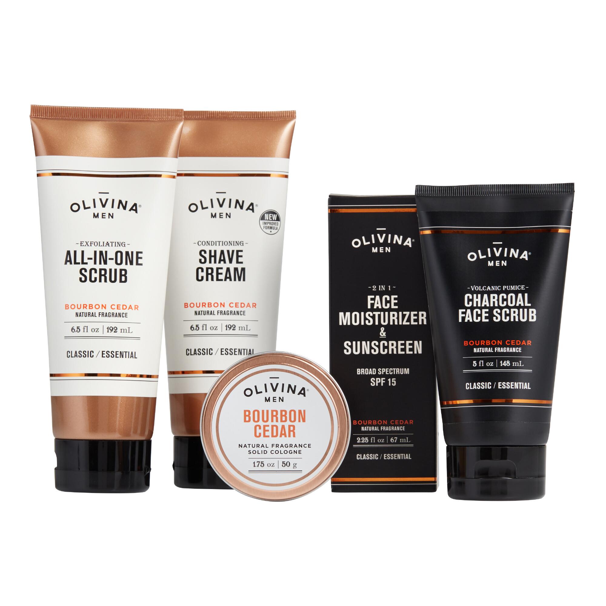 Olivina Men's Bourbon Cedar Personal Care Collection by World Market