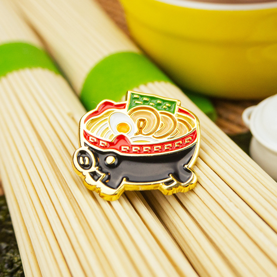 Ramen Pig Enamel Pin