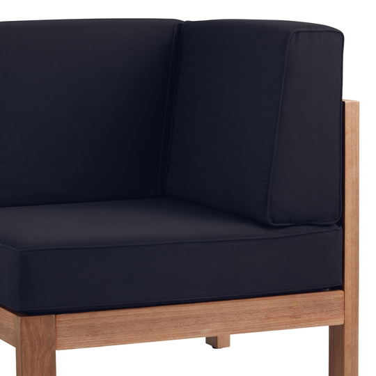 Segovia Outdoor Patio Sectional Corner Chair Cushion Covers: Black by World Market