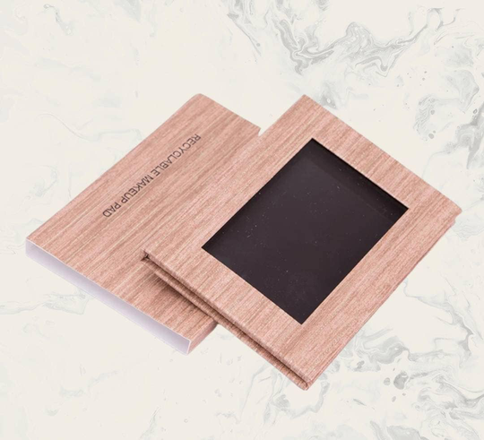Empty Eyeshadow Magnetic Palette Sparkly Beige Design Pattern That Fits | 11-(12 26mm Pressed Pans Multichrome Makeup Holder Organizer