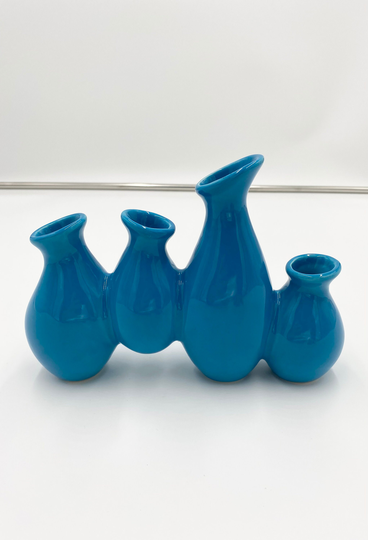 Blue Small Combined Vase Home Decor Chip