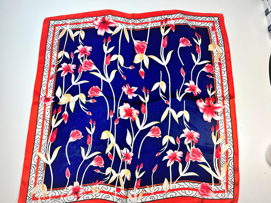 Mother - Square Scarves Silk Blend Head Neck Scarf Neckerchief Bandanas Headbands