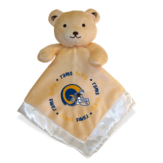 BabyFanatic Tan Security Bear - NFL Los Angeles Rams - Officially Licensed Snuggle Buddy
